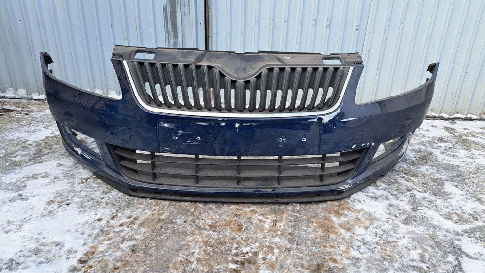 Бампер шкода фабія 2 румстер рестайл 2010 2011 2012 2013 2014