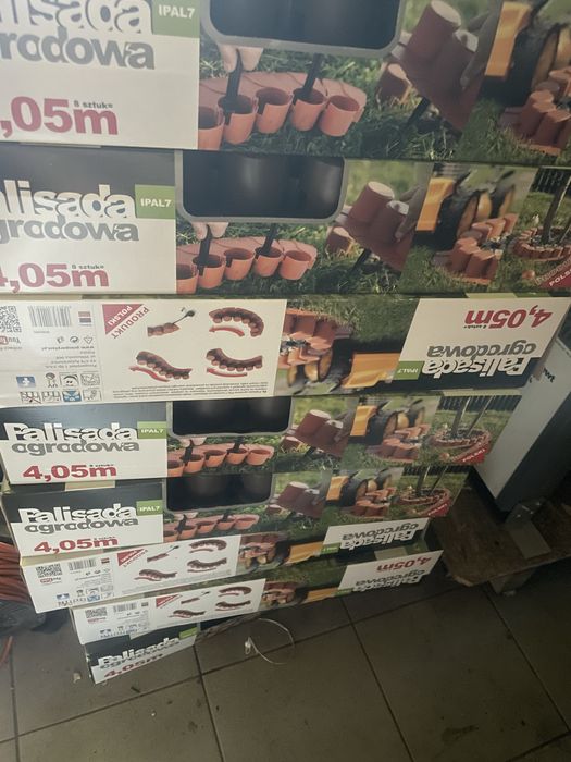 Palisada ogrodowa 4,05m x 8 paczek 40% taniej poniżej zakupu