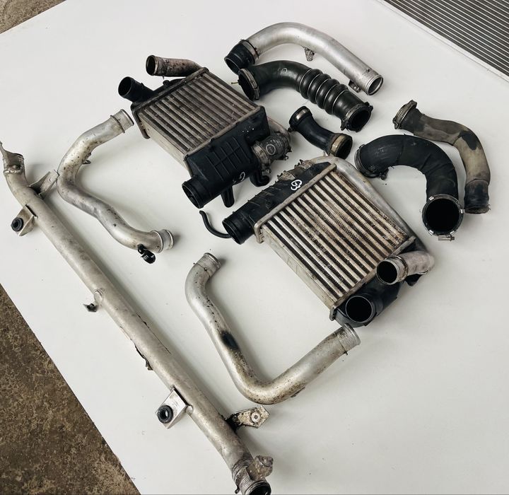 Радіатор Інтеркулер Audi A6 C6 2.7 3.0 Патрубок Шланг Интеркулер