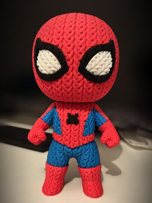 Spider Man - Textura crochê