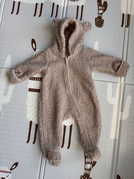 Комбінезон H&M тедді барашек 3-6 міс