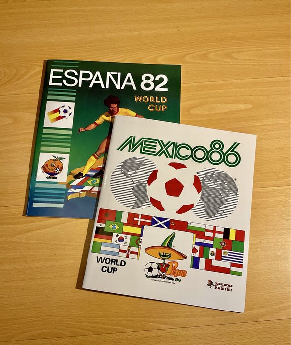 Cadernetas Mundial Mexico 86 e Espanha 82