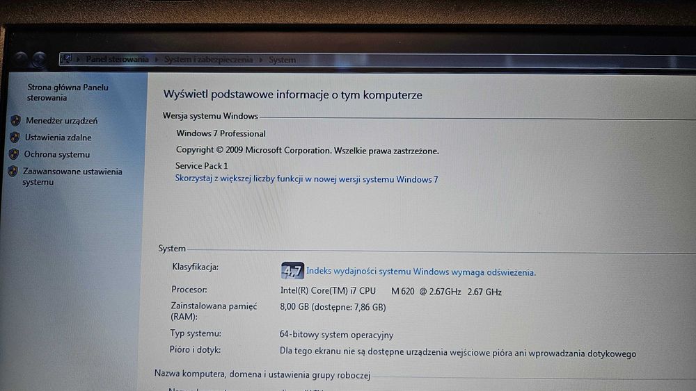 Thinkpad T410 i7 8GB SSD