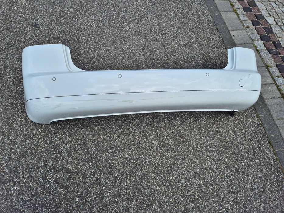 vw touran I zderzak tył tylny czujniki pdc LB9A  biały