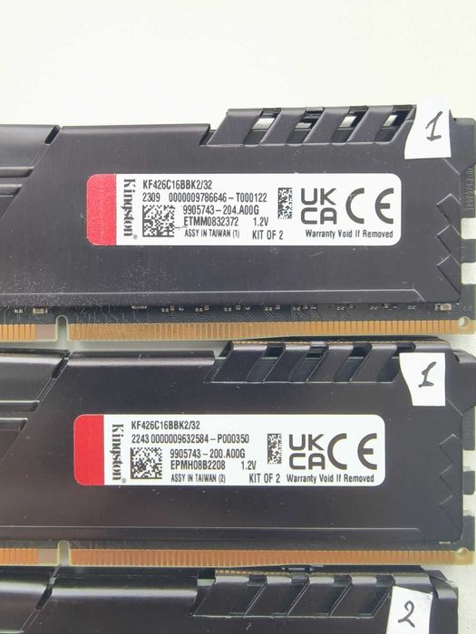 Оперативна пам’ять Kingston Fury DDR4-2666 32 ГБ/64 ГБ