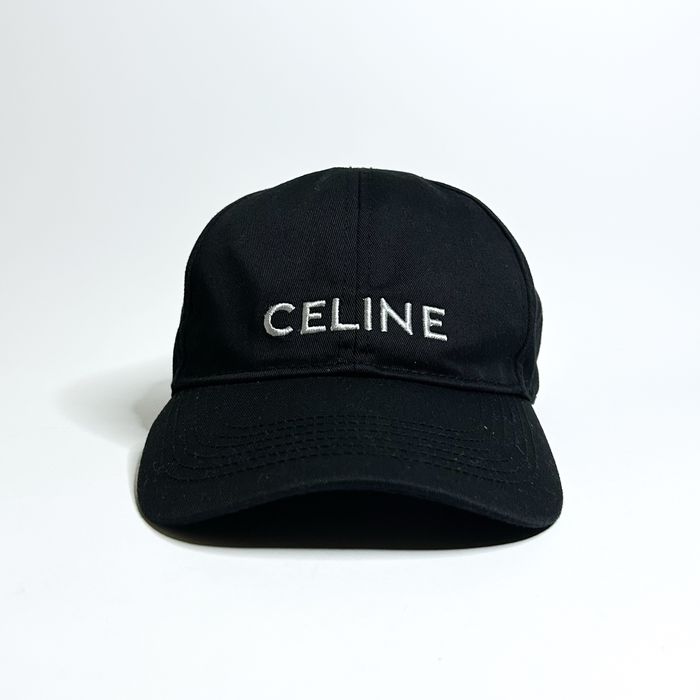 Кепка бейсболка celine black cotton
