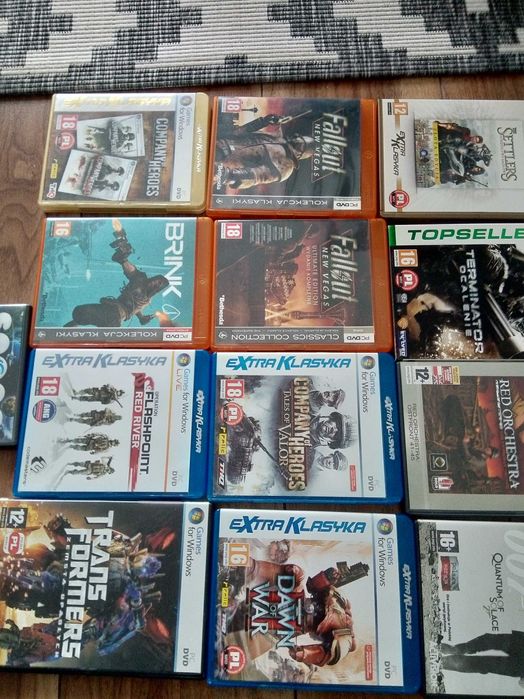 Gry PC-DVD stan,kolekcjonerskie 16 szt