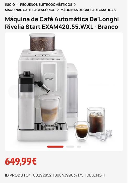 Máquina de café DeLonghi Rivelia Start