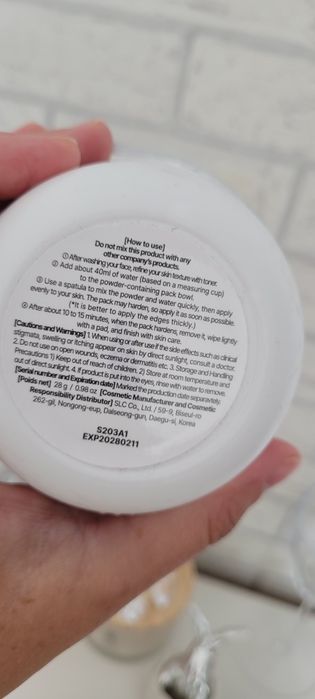 Maska zelowa koreańska Elizavecca