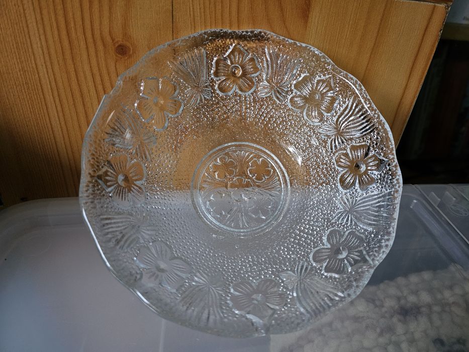 Miseczka PRL lane szkło