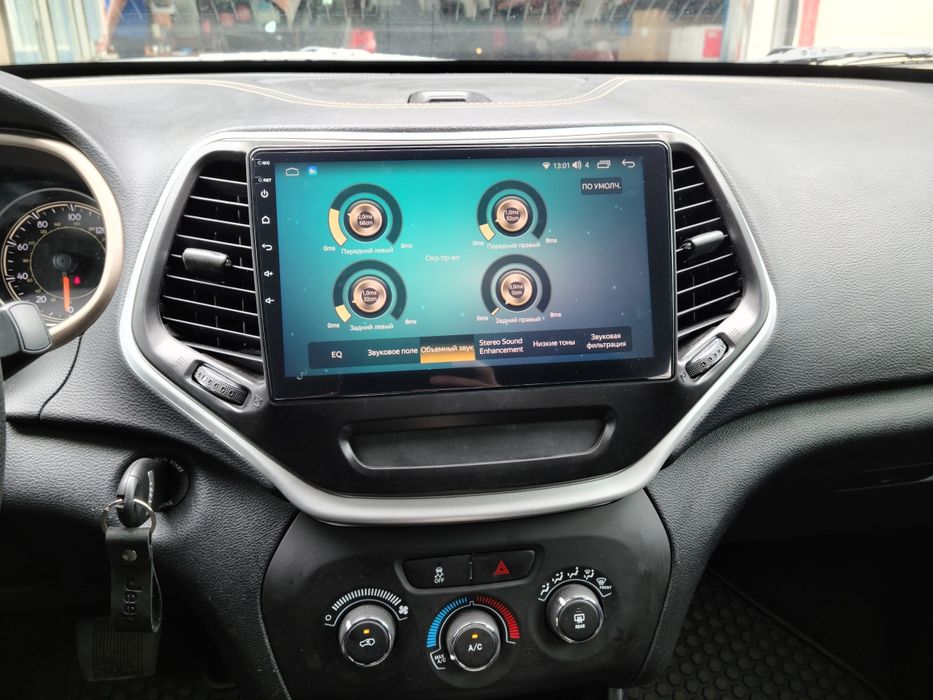 Штатна магнітола  6/128GB 360° для Jeep Cherokee QLED CarPlay