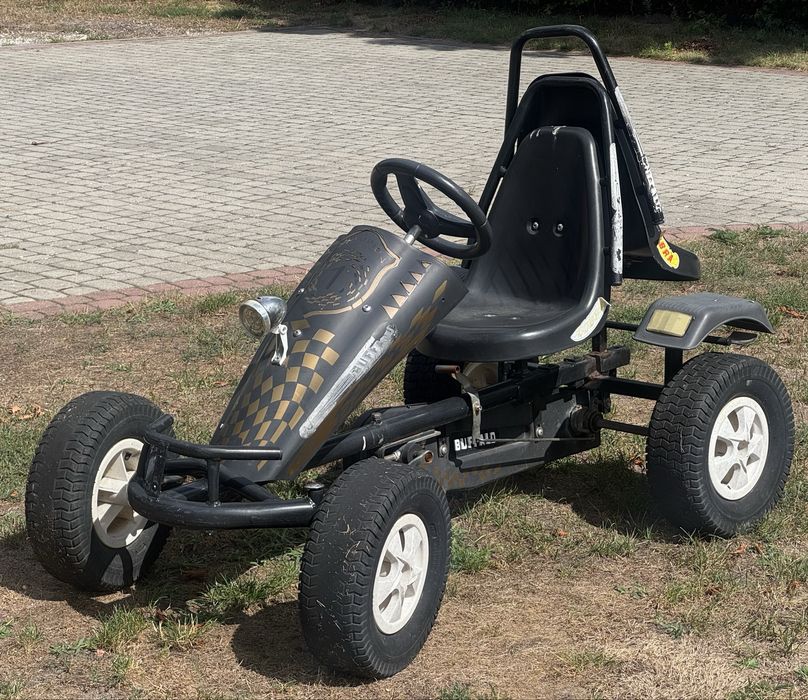 Duży gokart na pedały dwuosobowy