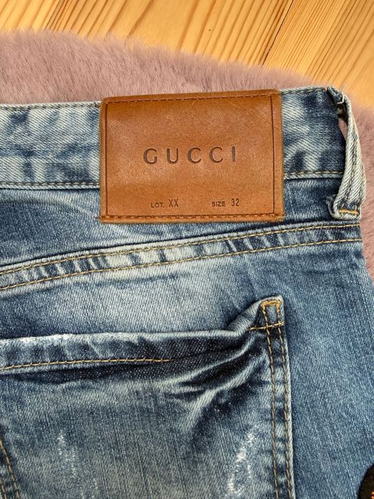 Jeansy spodnie Gucci