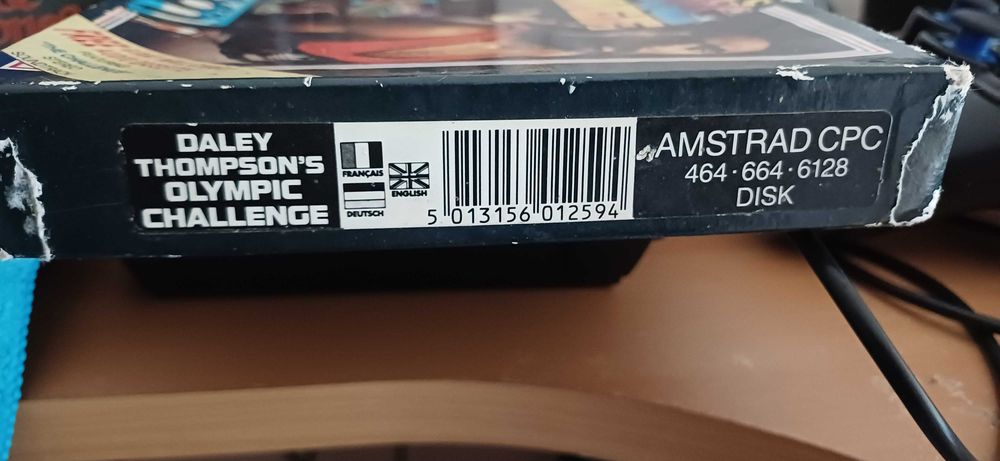 Daley Thompsons em disquete para amstrad- raridade