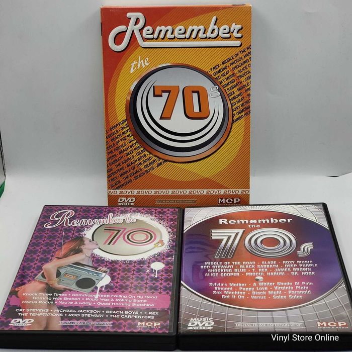 DVD - Remember The 70s (2xDVD, PAL, Compilação) - Ref. MCLE