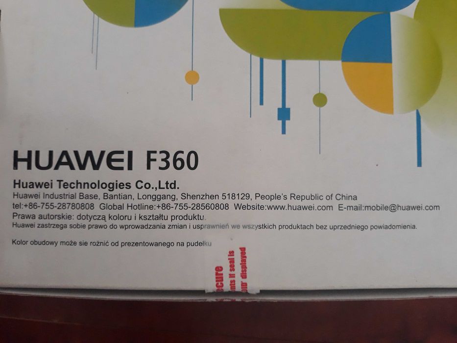 Telefon stacjonarny Huawei F360  czarny