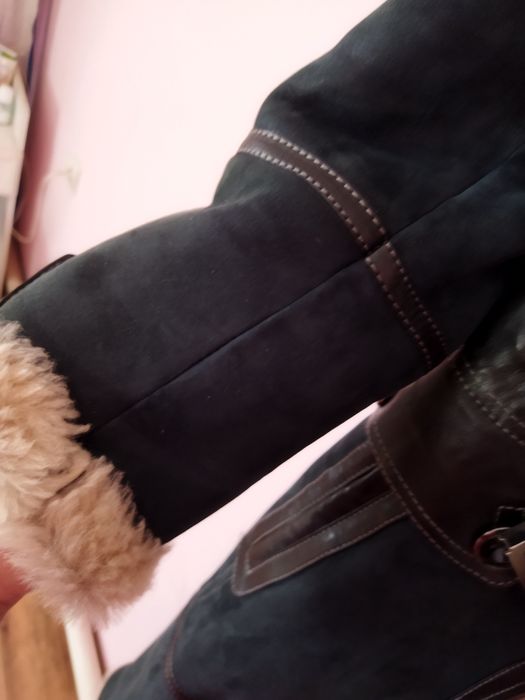 Дублёнка из натуральной кожи ДОСТАВКА БЕСПЛАТНО