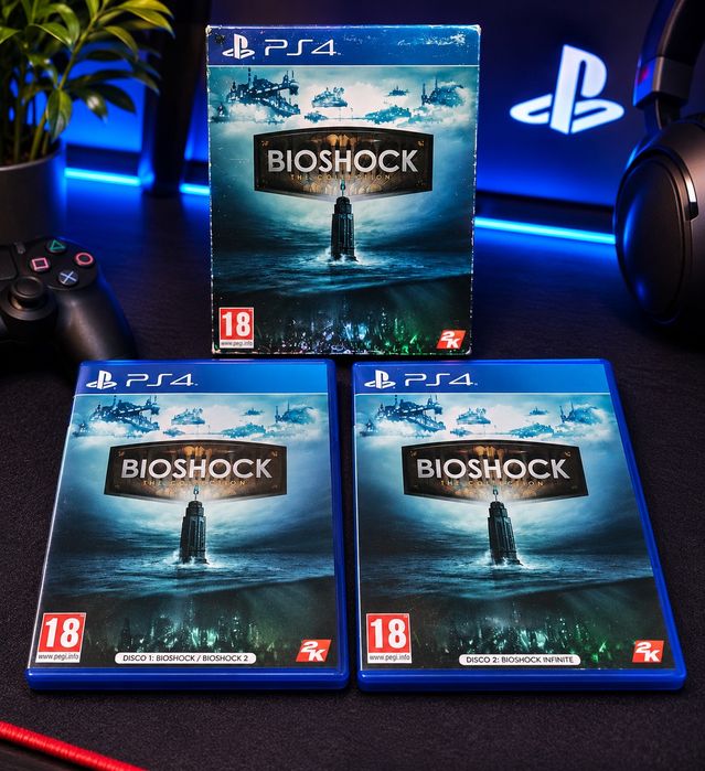 BioShock: The Collection – PS4 | Edição Completa com Caixa Exterior