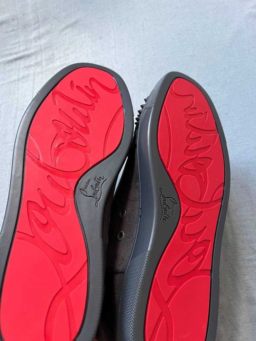 Christian Louboutin Junior Spikes grey  45eu nowe