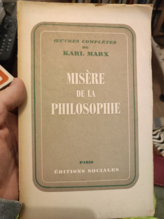 Misère de la Philosophie - Karl Marx