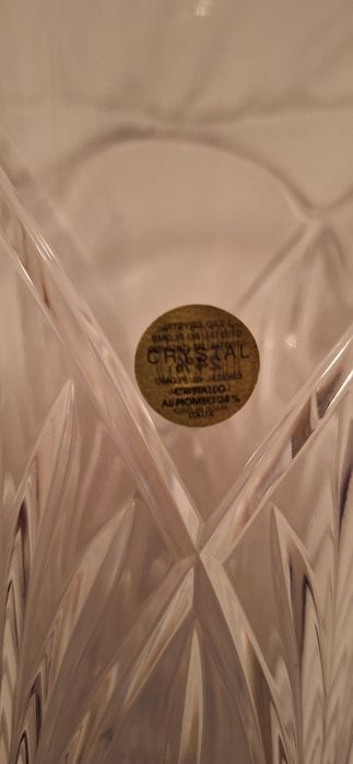 Jarra cristal genuíno Capri da ilha de Capri Italia 24% chumbo