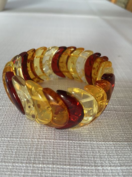 Bransolwtka w kolorach bursztynowych