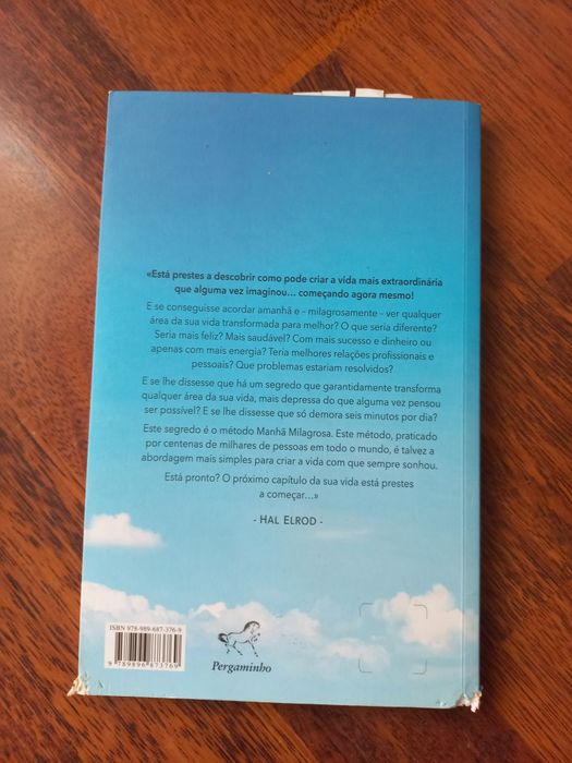 Vendo livro: As manhãs milagrosas