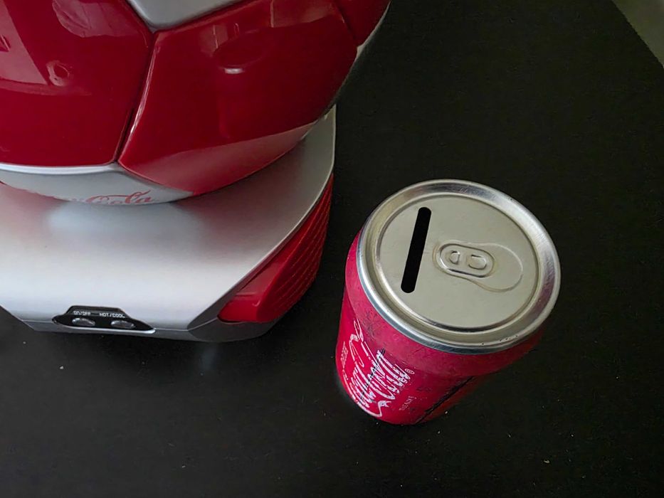 Mini chłodziarka Coca - cola .
