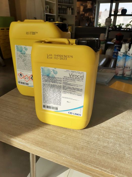 Virocid 5l - preparat do odkażania mat dezynfekcyjnych i budynków, dezynfekcja mat