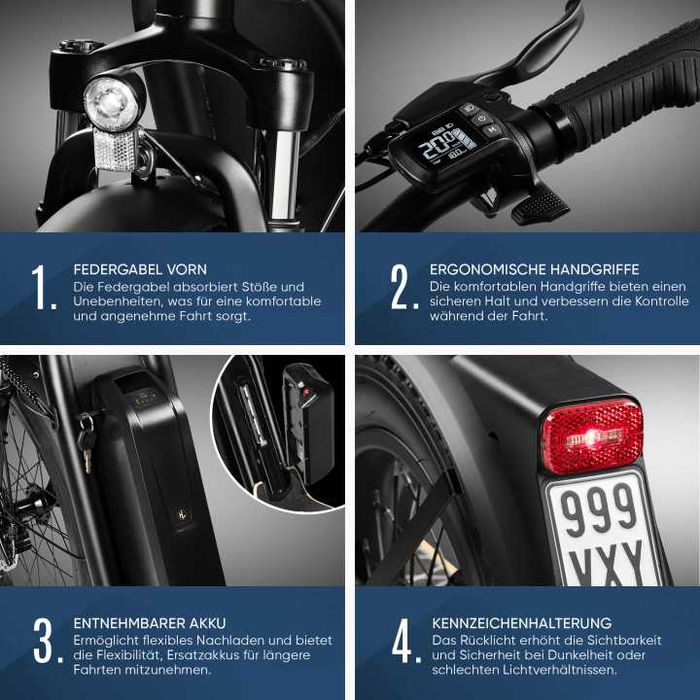 pojazd elektryczny viron xi-1400 zasięg do 50km 12,5mah 25km/h