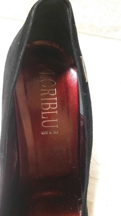 Замшевые итальянские туфли Loriblu