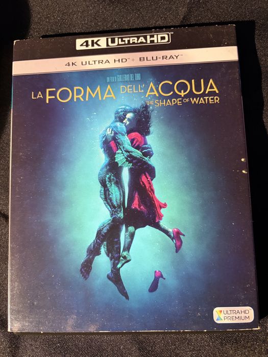 The shape of water 4K e Blu ray