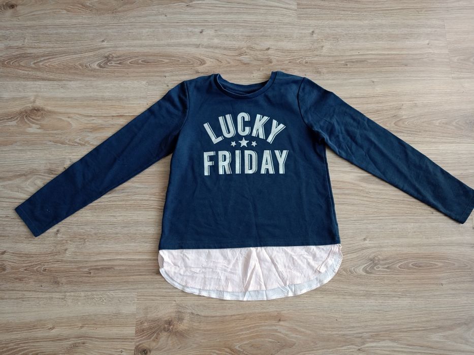 Bluzka koszulka z długim rękawem C&A rozm. 158/164