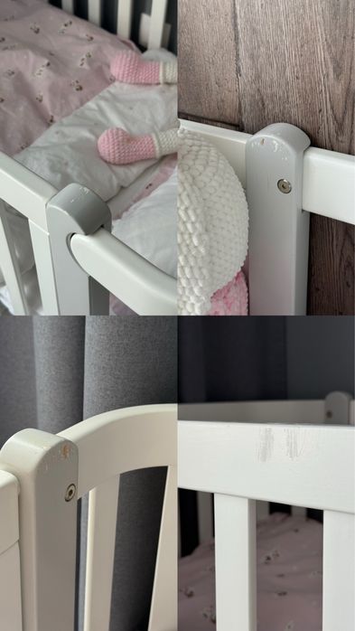 Ліжечко дитяче Veres Monaco, +маятник, +коліщатка, +матрац