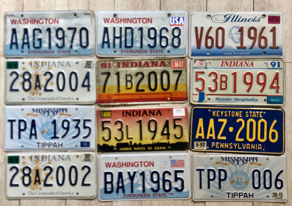 Автомобильные номера с интересными комбинациями номерные знаки авто