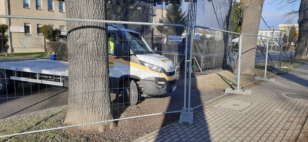 Barierki Płotki Lekkie Ogrodzenie Ażurowe wynajem