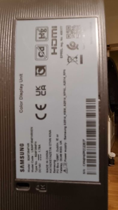 Monitor SAMSUNG S24F354FHR 23.5" 1920x1080px 60Hz