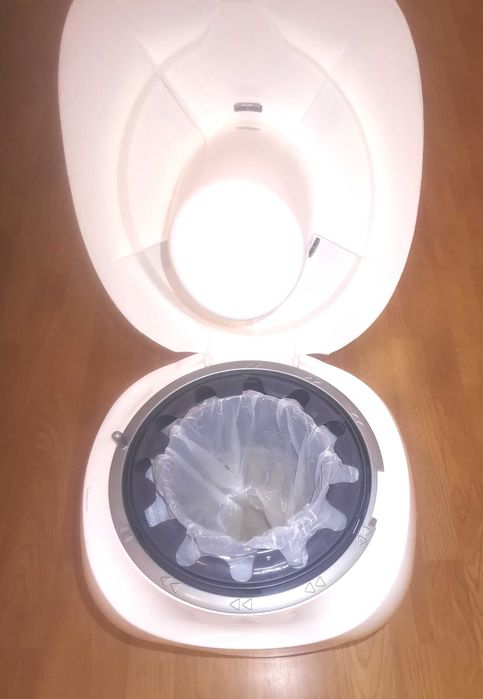 Esterilizador + aquecedor de biberões e balde para fraldas anti-odor