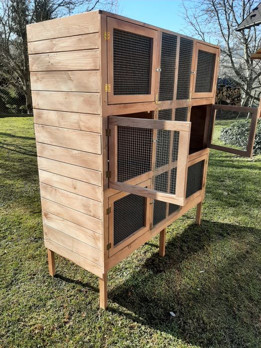 Klatka dla królików 6 stanowisk