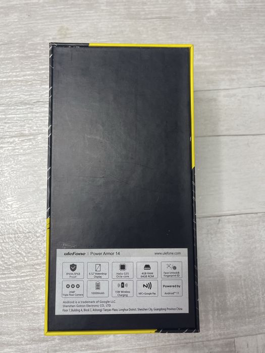 Смартфон Ulefone Power Armor 14 4/64Gb Black
