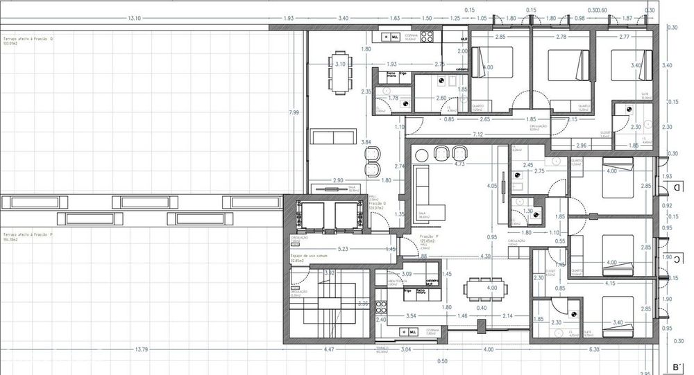 Apartamento T3 com Terraço em Gualtar, Braga