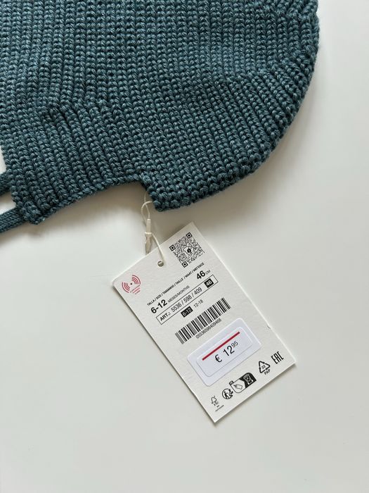 Шапка zara р.6-12 місяців