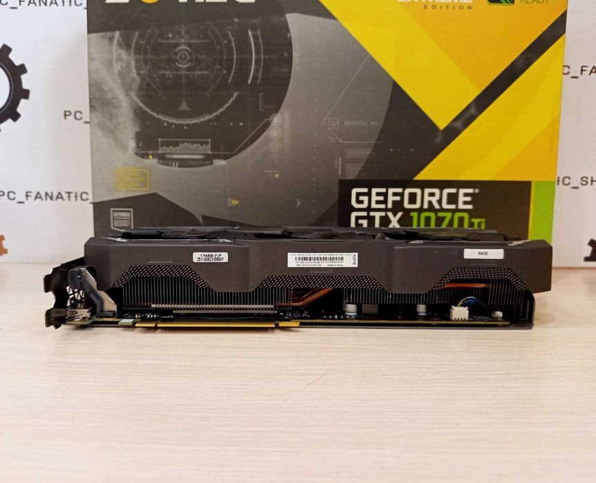 Відеокарта Zotac GeForce GTX 1070 Ti AMP Extreme Гарантія 1 місяць