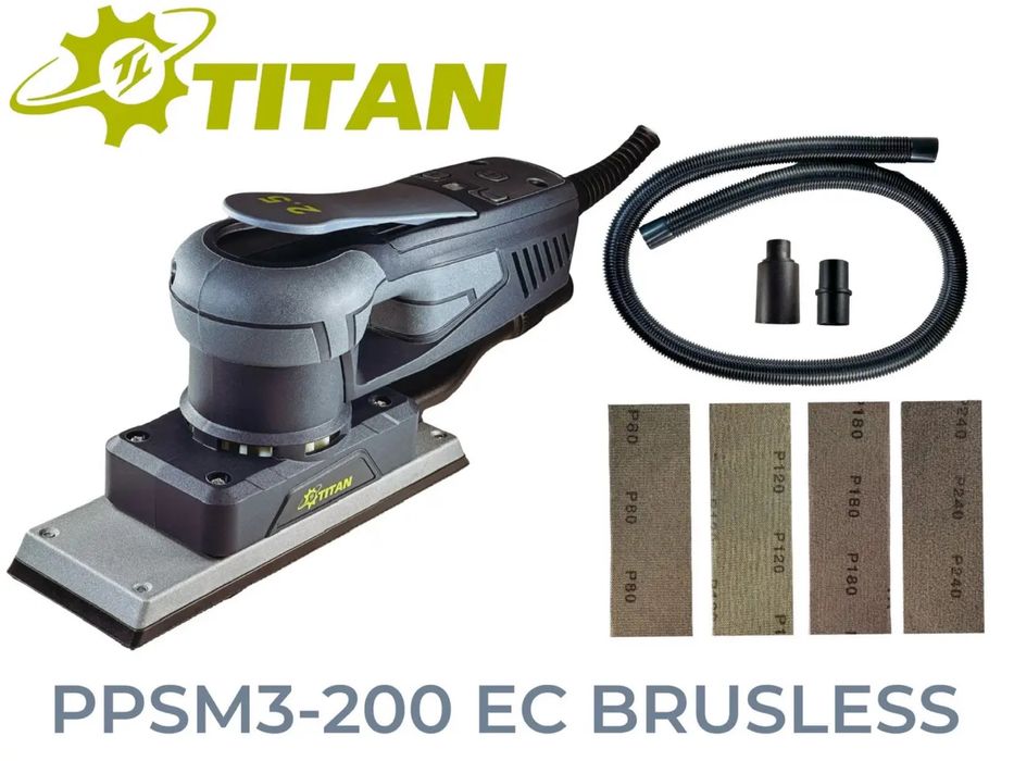 Ексцентрикова шліфувальна машина TITAN PPSM3-200 EC