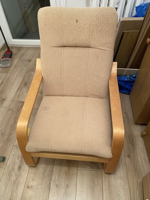 Dwa fotele typu Poang