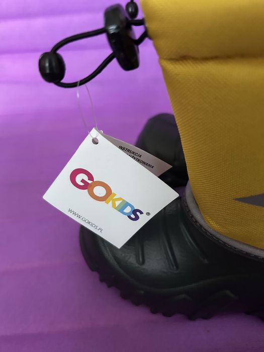 Leciutkie Buty śniegowce GoKids r24-25