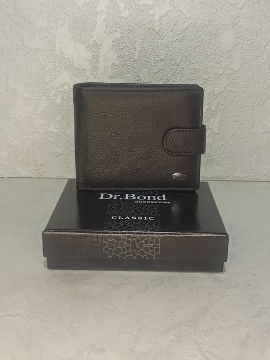 Гаманець чоловічий шкіряний  Dr. Bond кошелек мужской кожаный