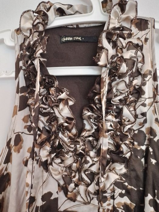 Blusa fluída S forrada