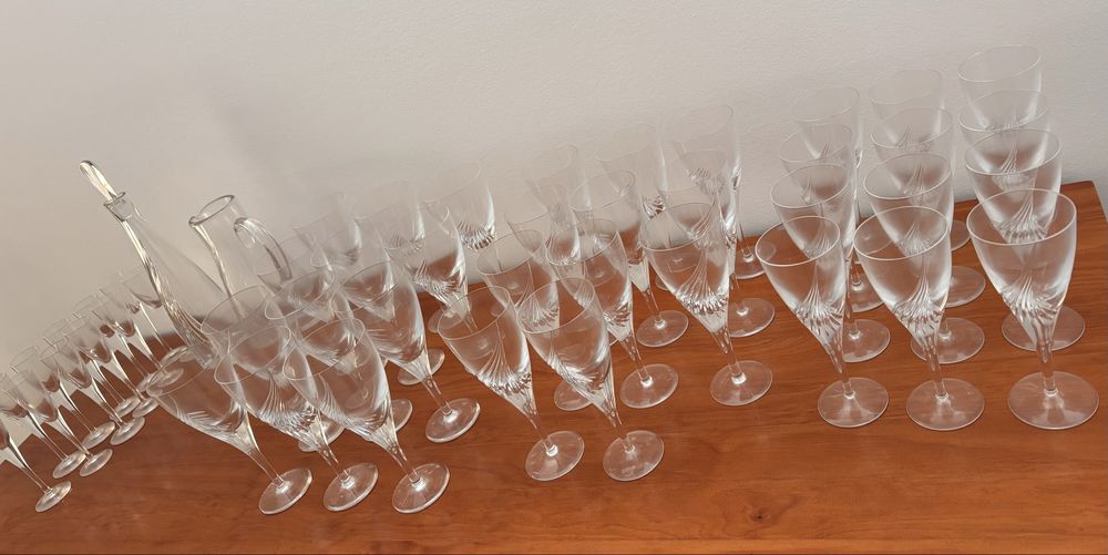 Serviço de copos de Cristal Atlantis Flight [48 peças]