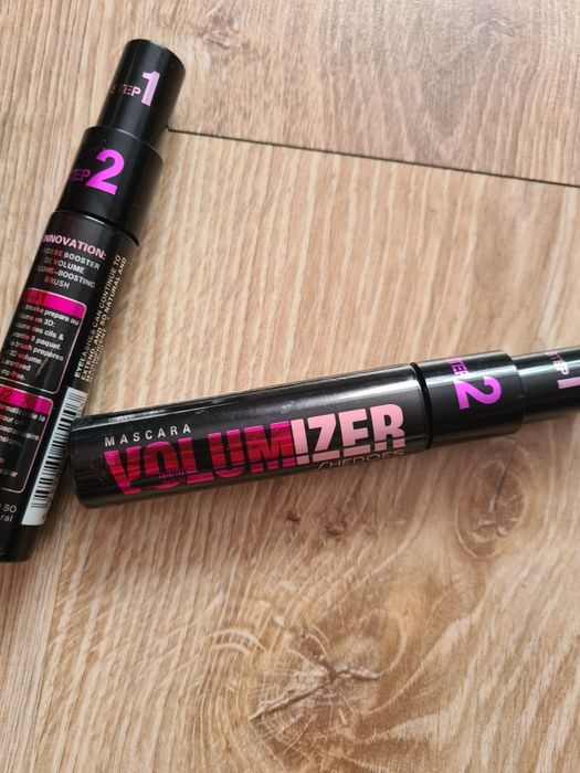 Maskara, tusz do rzęs volumizer, 2w1, mascara.